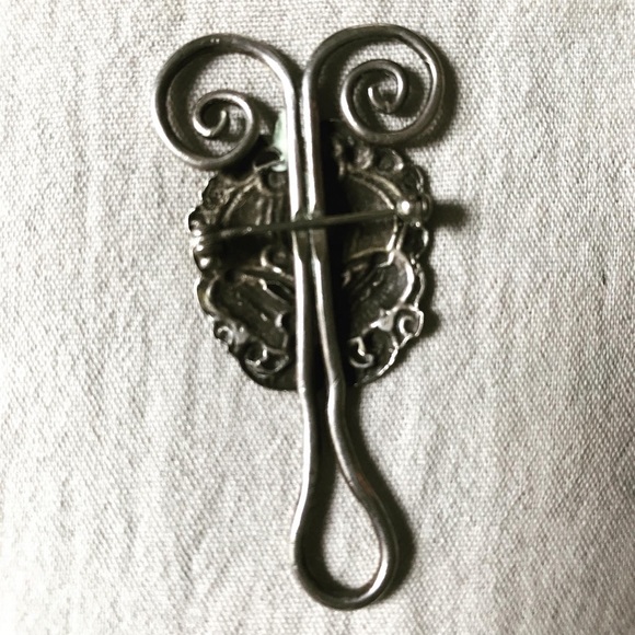 Vintage Handmade Sterling Silver Pin - Picture 3 of 3